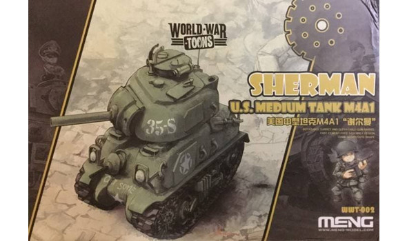 World War Toons Sherman U.S. Medium Tank M4A1