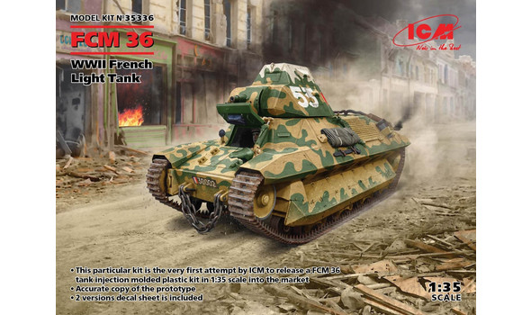 FCM 36, Французский легкий танк II МВ