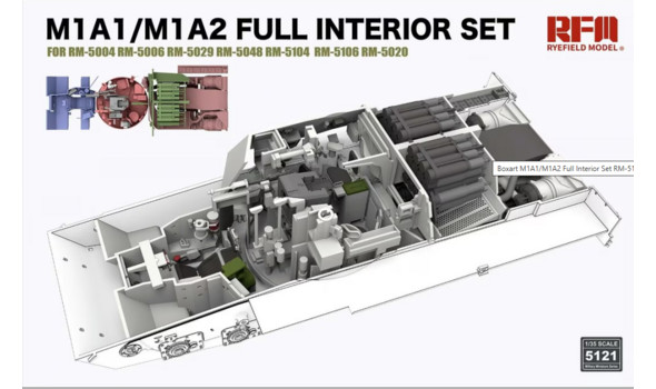 M1A1/M1A2 Full Interior Set